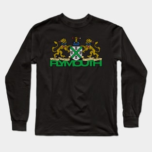 Plymouth Variation with Coat of arms Long Sleeve T-Shirt